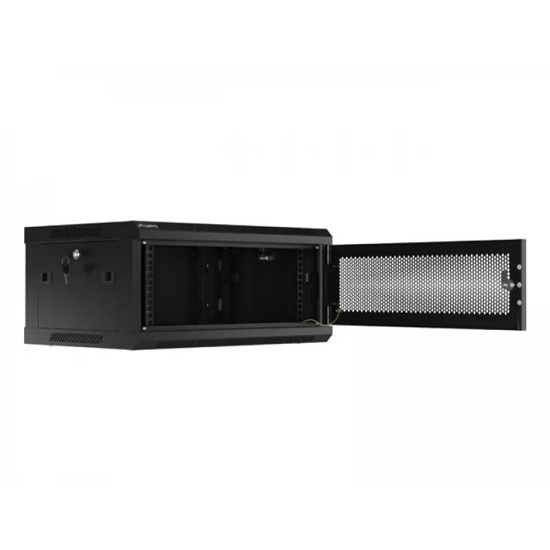 Lanberg WF01-6404-23B rack cabinet 4U Wall mounted rack Melns