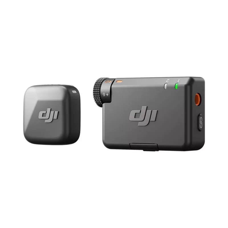 DJI Mic Mini uzstādāms kameras uztvērējs, melns