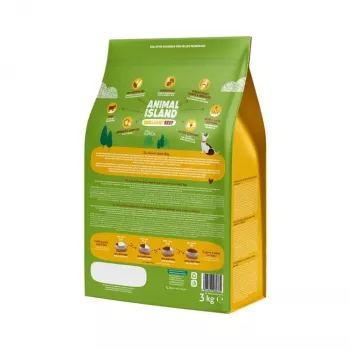 ANIMAL ISLAND Brilliant beef - sausa suņu barība - 3kg