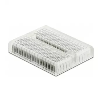 Breadboard DELOCK 18323 — caurspīdīga plastmasa, 36×46×10 mm