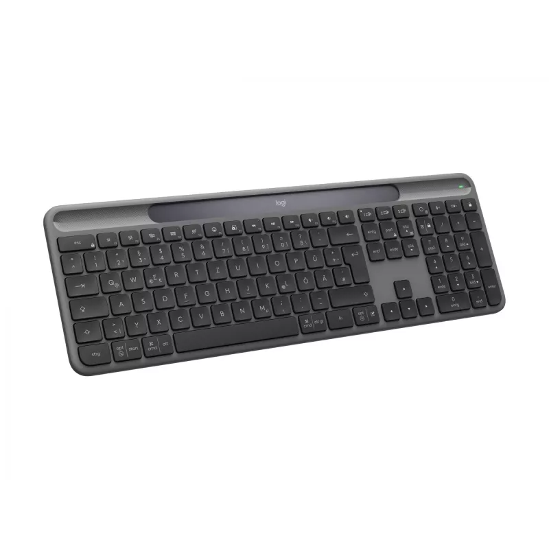Logitech Signature plāns Solar+ K980 bezvadu tastatūra, grafīta