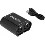 DMX saskarne EUROLITE USB/LAN-DMX 2x512ch (modelis 51860117) — USB un Ethernet savienojums apgaismojuma vadībai