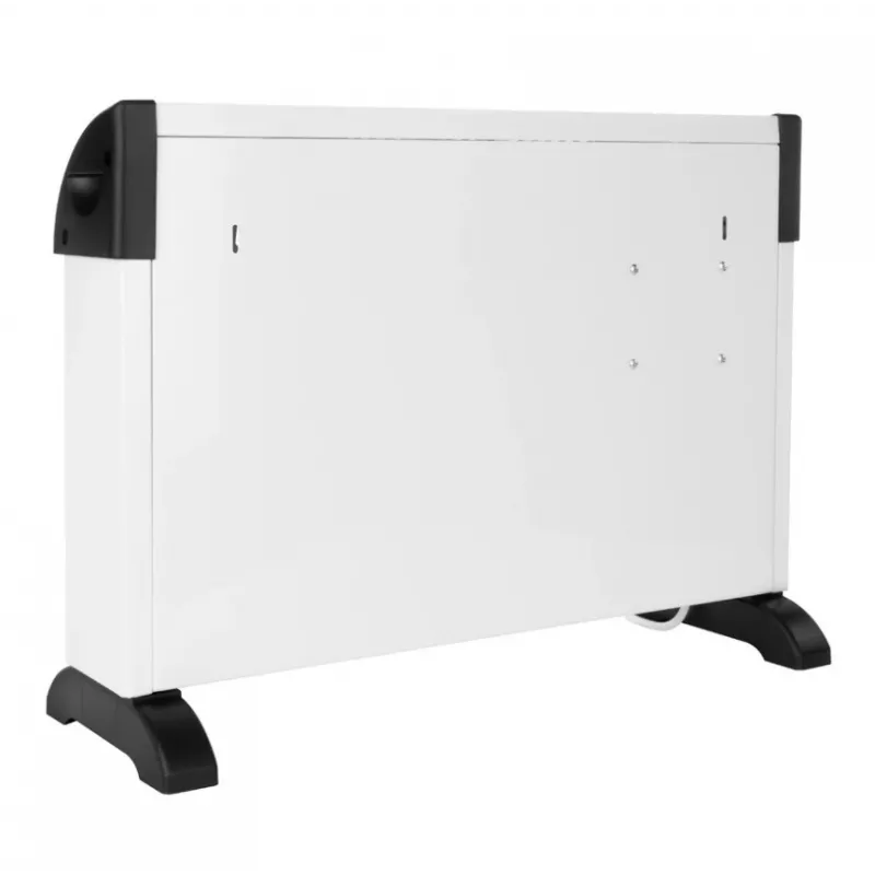 Konvektora elektriskais telpu sildītājs NOVEEN CH-6000 TIMER TURBO FAN 2000W 3 jaudas līmeņi montāža pie sienas/uz grīdas balta