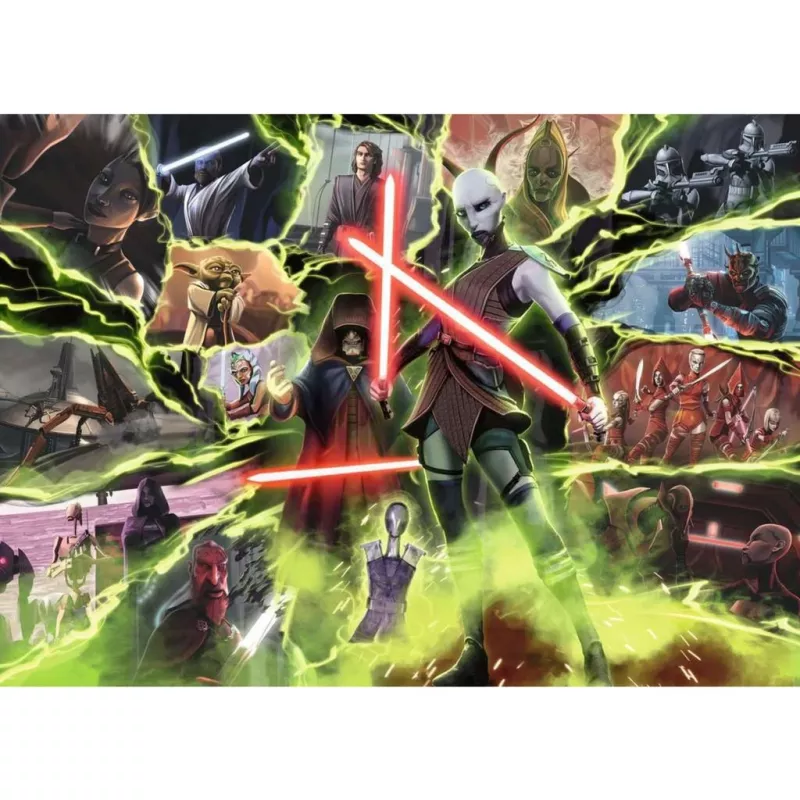 Puzle Ravensburger Asajj Ventress 1000 gab.