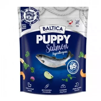 Sausā kucēnu barība BALTICA EXCELLENT Puppy Salmon Hypoallergenic XS/S 1 kg, 30% proteīna, 16% tauku