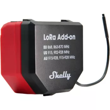 Shelly LoRa papildierīce IoT savienojumam, zīmols Shelly