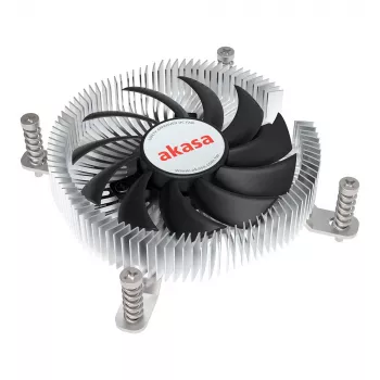 Hibrīddzesētājs Akasa Intel LGA1700 7,5 cm Alumīnija Melns