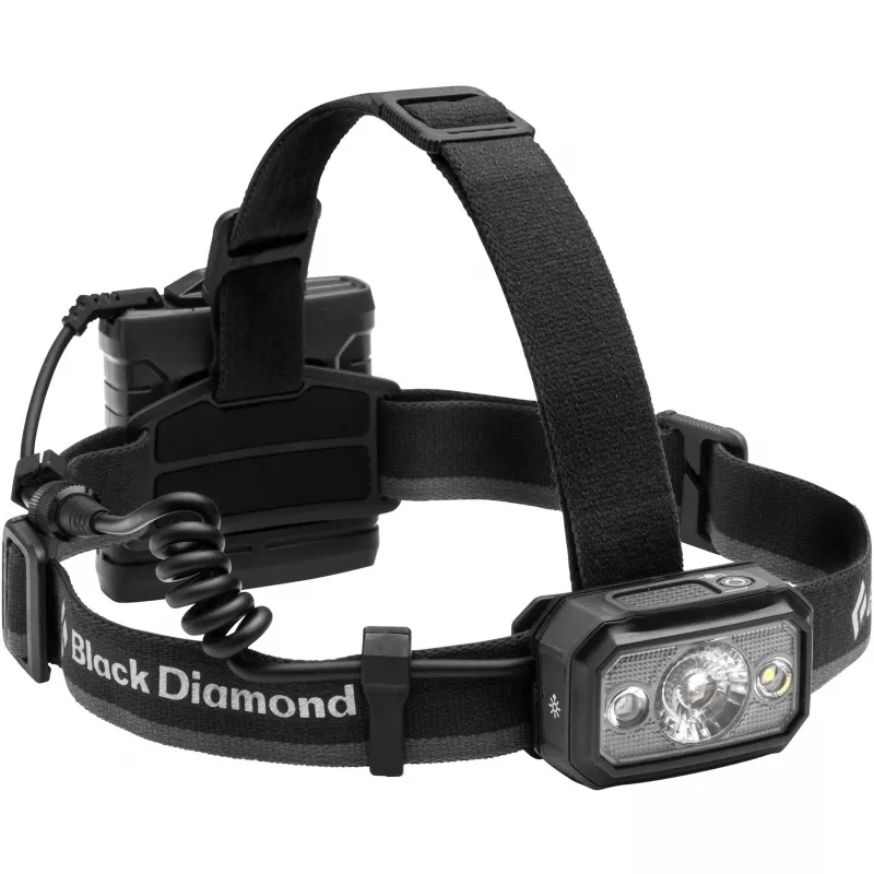 Melns Diamond galvas lukturis Icon 700 (melns)