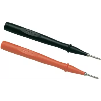Fluke TP2 - Test Probe - Melns - Red - Stainless Steel - CAT II - 1000 V - 10 A (3971283)