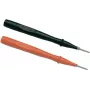 Fluke TP2 - Test Probe - Melns - Red - Stainless Steel - CAT II - 1000 V - 10 A (3971283)
