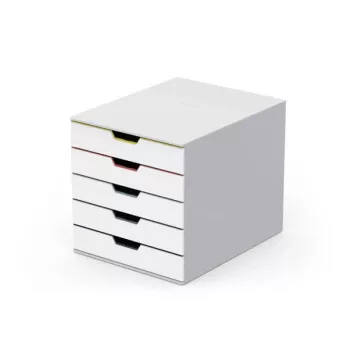 Dokumentu glabāšanas kaste Durable VARICOLOR Mix 5 Plastmasa Daudzkrāsains Balts 762527