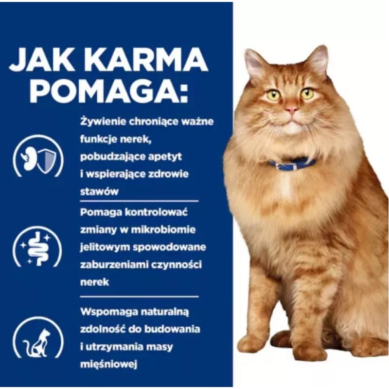 HILL'S PD K/D Kidney + Mobility Chicken - sausā kaķu barība - 3kg