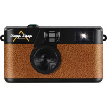 Bezdispleja digitālā kamera Camp Snap CS-V105-BR-JP — brūna kompakta kamera bez displeja