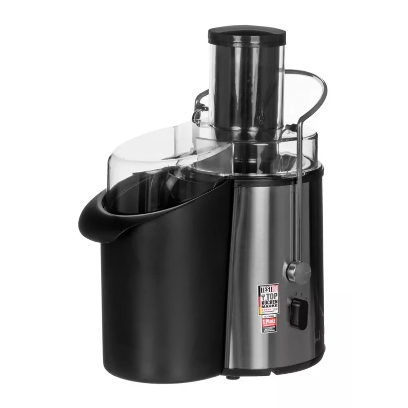 Sulu spiede CLATRONIC AE 3532 1000 W, nerūsējošā tērauda korpuss, 2 L mīkstuma tvertne, 2 ātrumi, pretpilēšanas funkcija