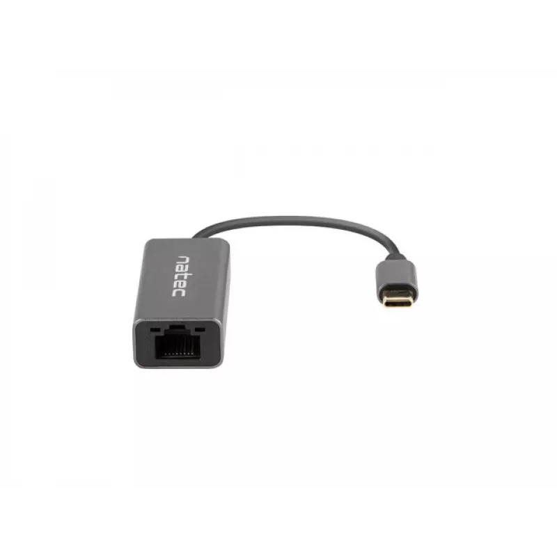 NATEC Cricket USB 3.2 Gen 1 Type-C pelēks Ethernet centrmezgls 1000 Mbit/s