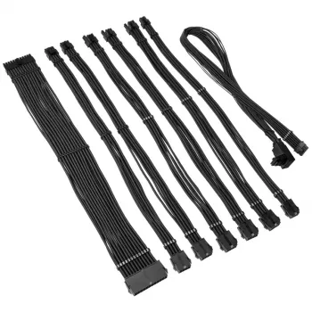Kolink Core Pro Pīts Kabeļa Pagarinājuma Komplekts 12V-2x6 Tips 1 - Jet Melns