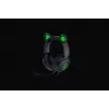 Razer Kraken V2 Pro Kitty Edition, vadu, pāri ausīm, melnas, spēļu austiņas