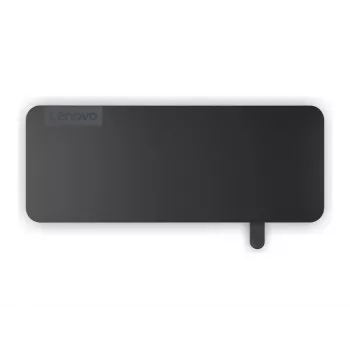 Lenovo 4X11N40212 klēpjdatora dokstacija/portu replikators ar vadu USB 3.2 Gen 1 (3.1 Gen 1) Type-C, melna