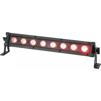 LED T-Bar EUROLITE 51914098 8 QCL IP novērtējuma apgaismojuma josla, 8 QCL gaismas diodes, pret laikapstākļiem aizsargāta
