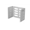 Sienas stiprinājuma 19 collu plaukts LANBERG 8U, dziļums 497×400/240 mm, pelēks