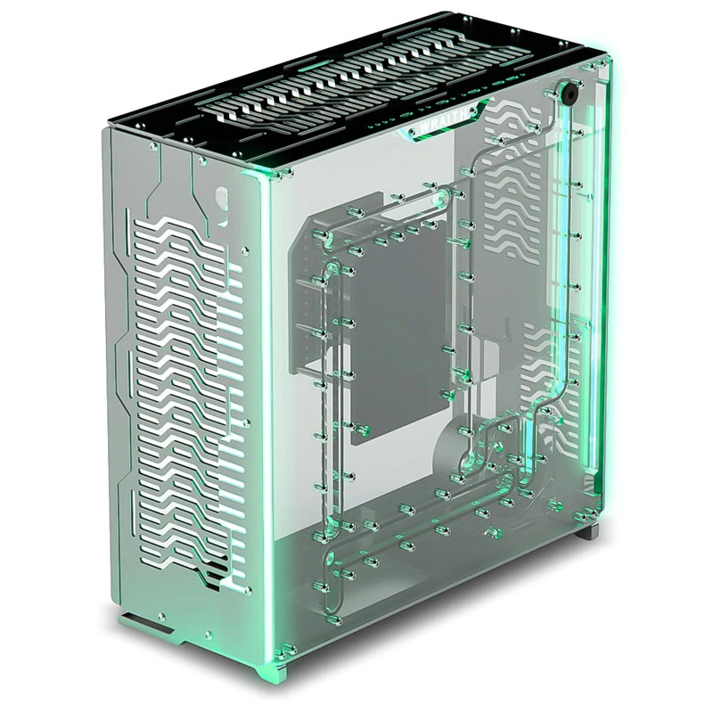Singularity Computers Wraith ITX/DTX datora korpuss, sudraba