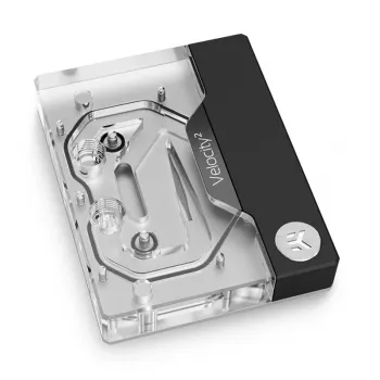 EK Waterblocks EK-Quantum Velocity2 D-RGB - AM5, niķelis + akrils