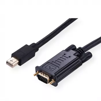 Video kabeļa adapteris VALUE 11.99.5807 2 m Mini DisplayPort uz VGA