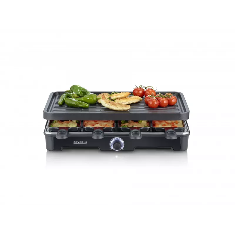 Raclette grils Severin RG 9670 8 personām 1400 W melns