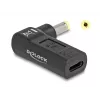 DeLOCK adapteris USB Type-C ligzda uz HP 4.8 x 1.7 mm spraudnis 90° leņķī