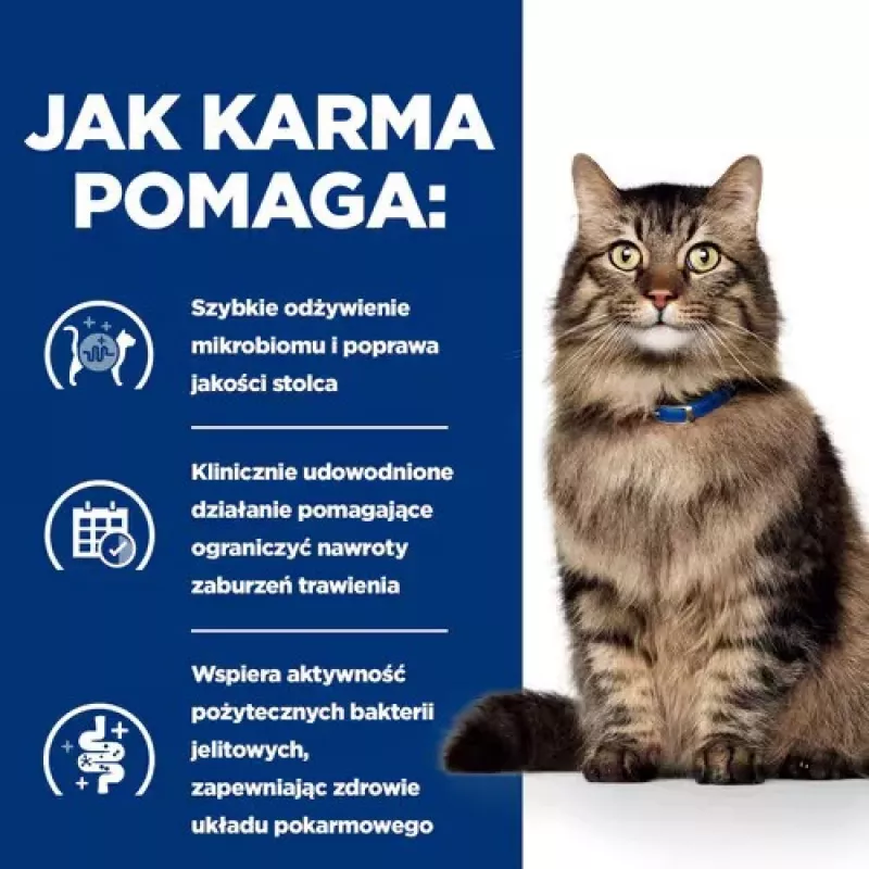 HILL'S PD Gastrointestinal Biome - sausā kaķu barība - 1,5 kg