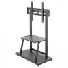 Ratipu statīvs MANHATTAN 1 ekrānam 37–100 collas Melns VESA 200x200–800x600 Maks. 150 kg