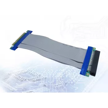 Interfeisa karte Inter-Tech 88885364 PCIe zila pelēka