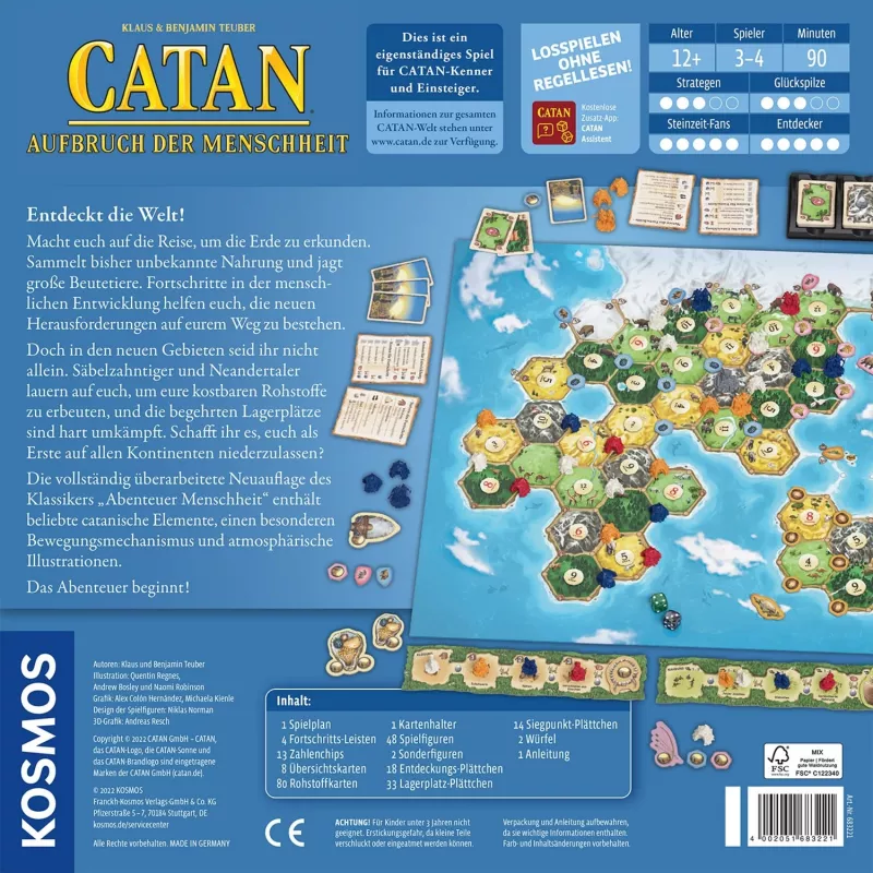 CATAN - Aufbruch der Menschheit, galda spēle