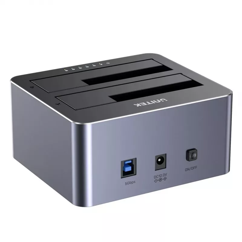 Unitek klonēšanas stacija 2X SATA 2,5/3,5 USB 5GB