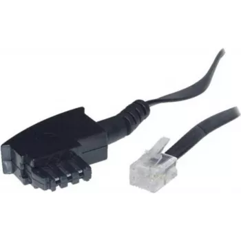 S/CONN 6m TAE-F – RJ 11 melns caurspīdīgs ShiverPeaks