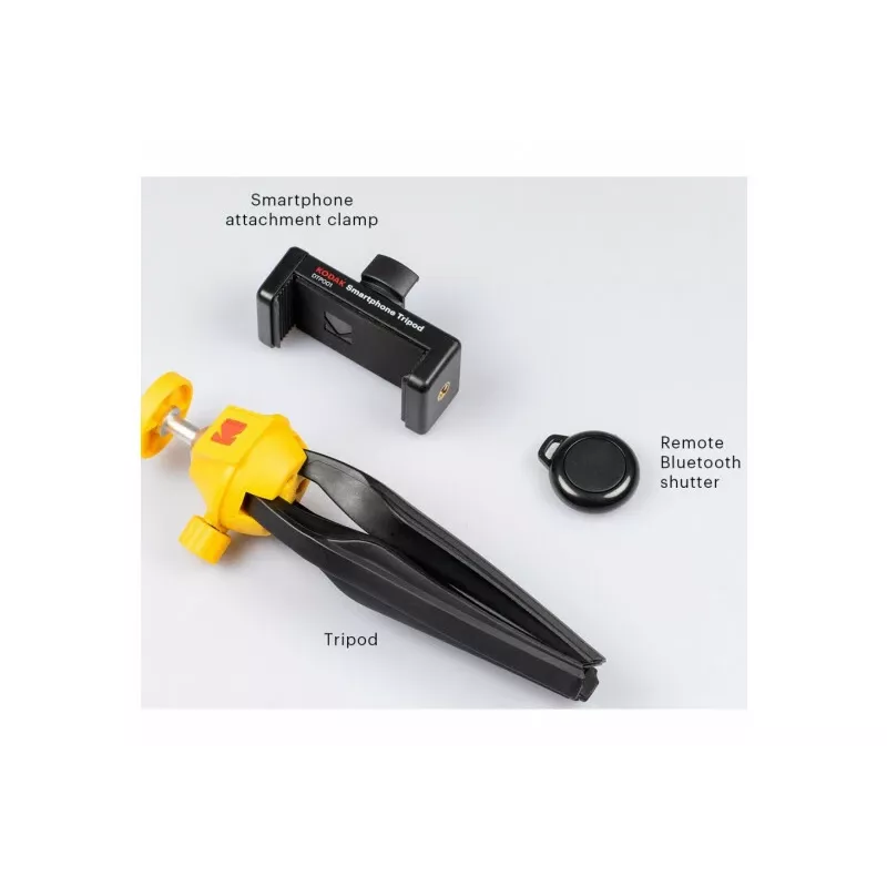 Kodak KTP001 viedtālruņa mini statīvs ar Bluetooth tālvadību