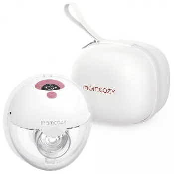Krūts sūknis MOMCOZY M5 viens sarkans