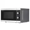 Kombinētā mikroviļņu krāsns Sharp YC-MG01E-S — 20 l, 800 W mikroviļņu, 1000 W grils, 5 jaudas līmeņi, rotējoša vadība, 25,5 cm grozāmā pamatne