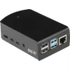 JOY-IT RPI CASE ALU06 - Korpuss Raspberry Pi 4, Alu, melns (RB-ALUCASEP4+06)