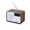 Pārnēsājamais radio ar Bluetooth un USB BLAUPUNKT PP7BT, krāsa: brūns koks/balts