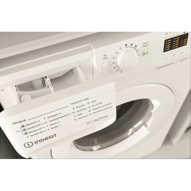 Veļas mašīna Indesit Mtwsa 61294 W Pl 1200 apgr./min 6 kg