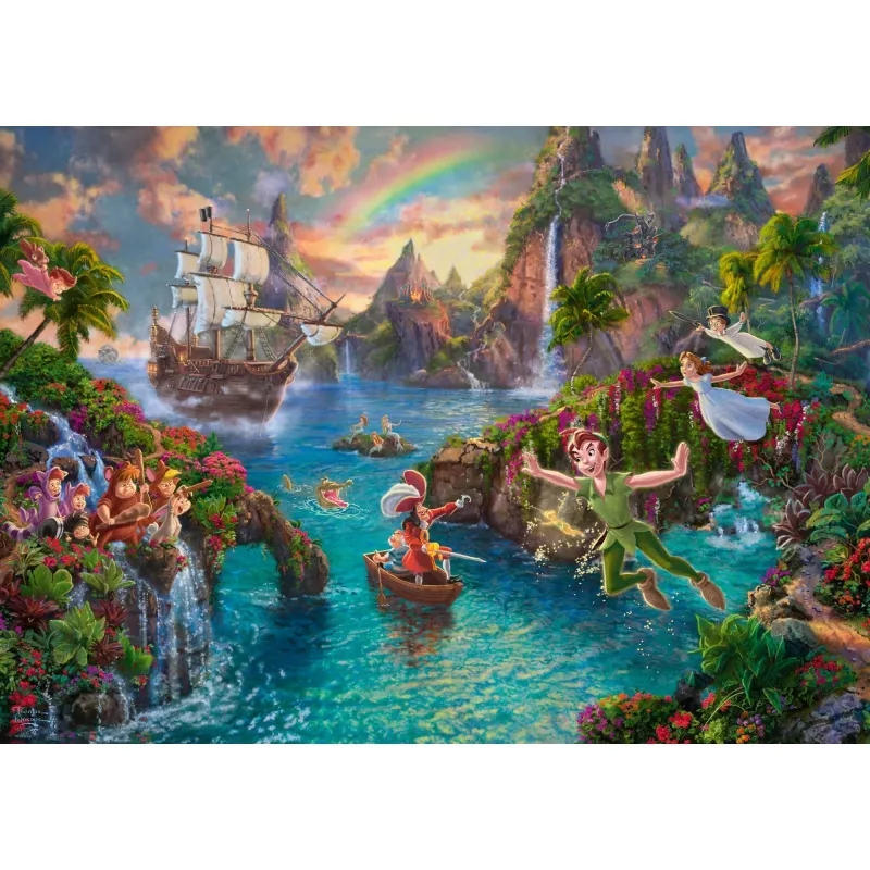 Puzle Schmidt Spiele Disney Peter Pan 1000 gab. Karikatūras