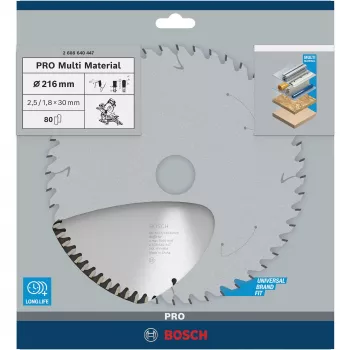 Bosch Multi Material riņķzāģa asmeņi