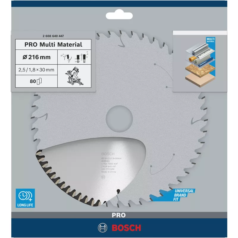 Bosch Multi Material riņķzāģa asmeņi