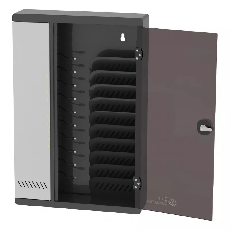 Good Connections sienas uzlādes skapītis līdz 11 ierīcēm, USB-C, 30 W pieslēgvieta