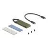 SSD korpuss DeLOCK 42033 pelēks M.2 PCI Express 40 Gbit/s