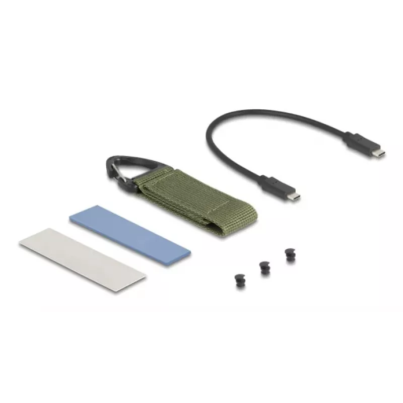 SSD korpuss DeLOCK 42033 pelēks M.2 PCI Express 40 Gbit/s