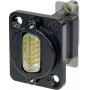 Neutrik D-SUB adapteris D-SUB spraudnis 15 kont. - D-SUB ligzda 15 kont. NADB15MF-B 1 gab. (NADB15MF-B)