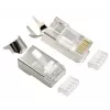 RJ45 savienotāji GEMBIRD CAT7 8P8C apzeltīti 15µ FTP/SFTP, iepakojumā 100 gab.