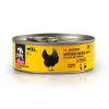 Mitrā kaķu barība 3coty Chicken Cheers 75 g — pilnvērtīga mitrā barība pieaugušiem kaķiem, porciju paciņa, 12 % olbaltumvielu, 7,5 % tauku, 80 % mitruma